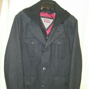 Levi Peacoat Wool blend